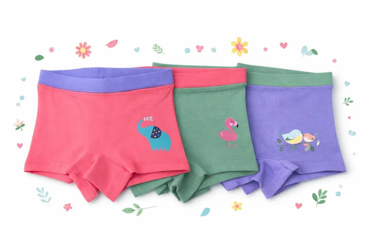 Saaral girls Trunks (Pack of 3)
